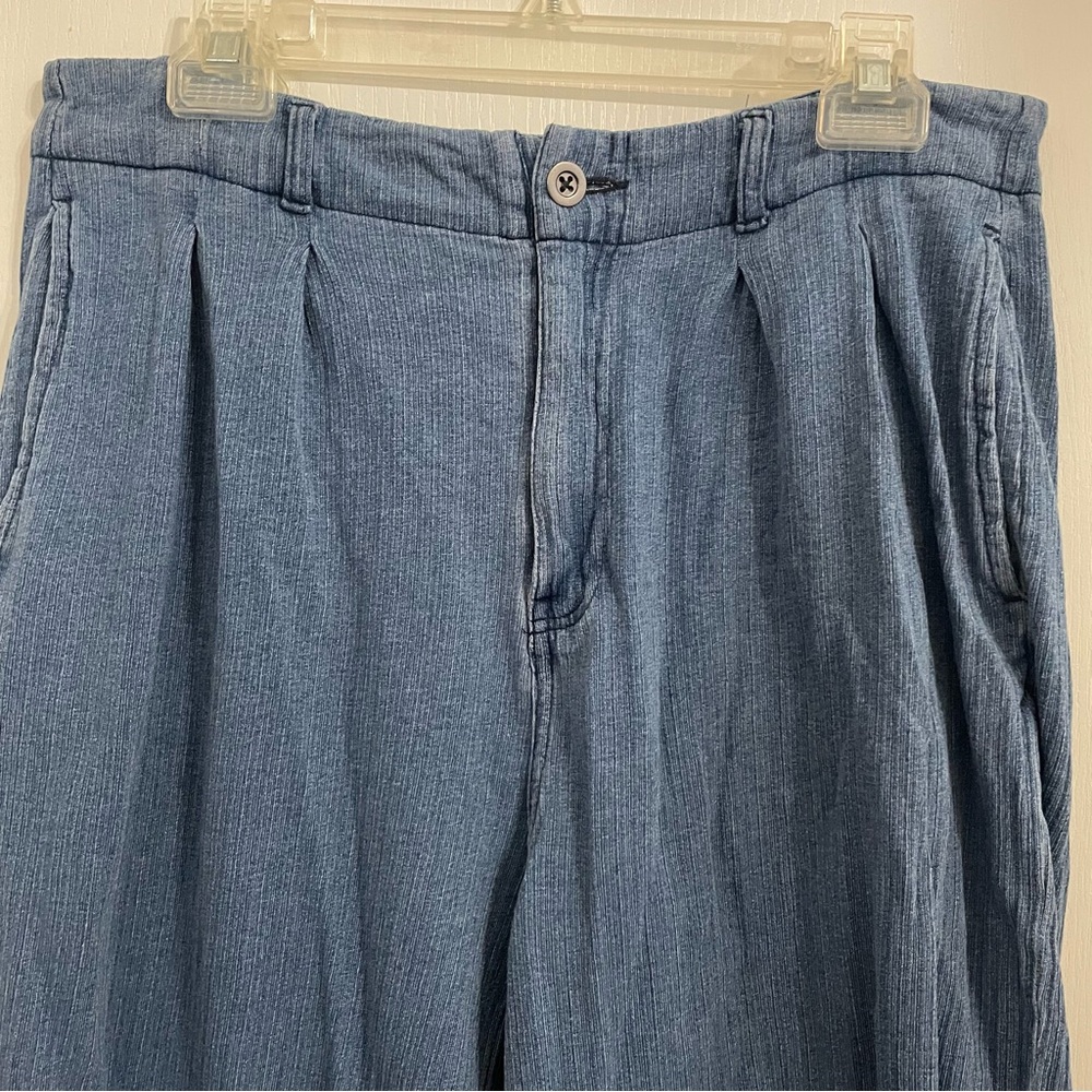 Halara Flex™ Mid Rise Pockets Barrel Leg Washed Casual Carrot Jeans Size Large - Picture 4 of 7